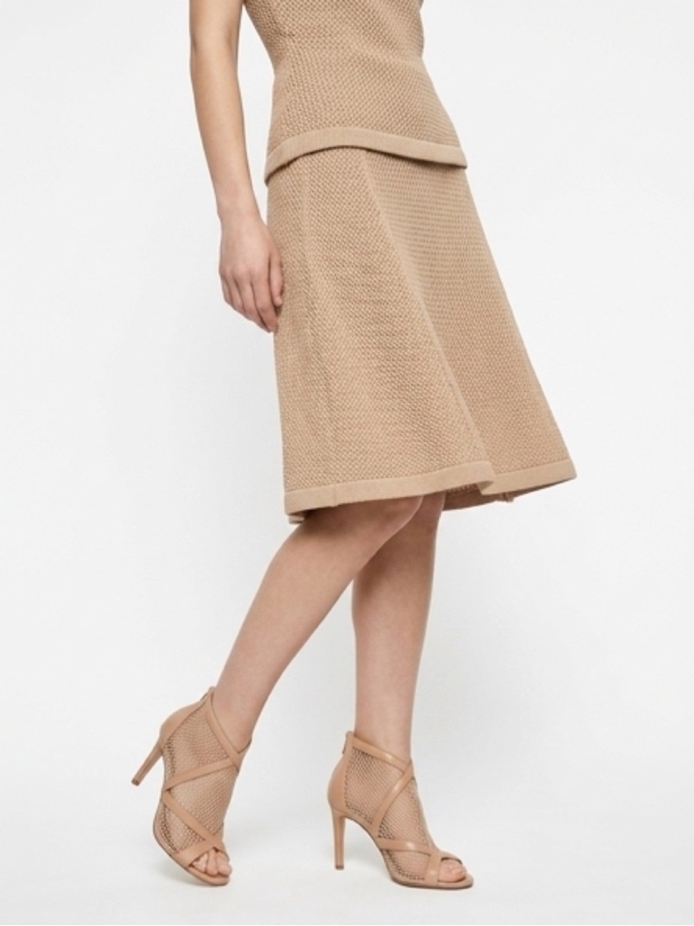 Clean Girl Cottagecore Ballet Core Nine West Nude Mesh Stiletto Booties Pumps